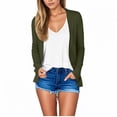 thumbnail image 2 of Lixiuxyad Womens Open Front Cardigan Womens Cardigans Lightweight Summer Open Front Casual Sweater For Daily Wear Versatile Style For Jeans And Relaxed Pants,Green, 2 of 5