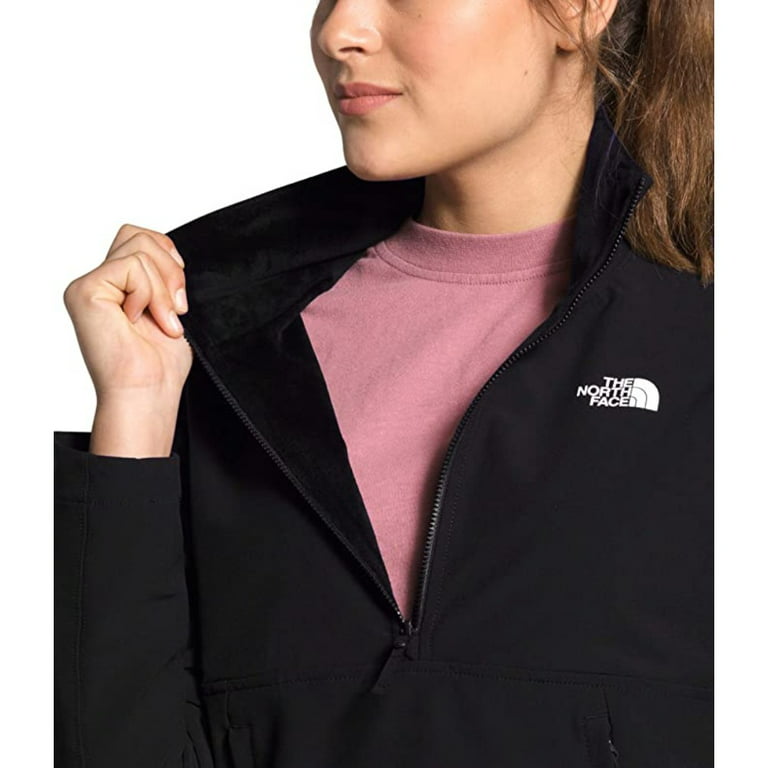 The North Face Women's Jacket Shelbe Raschel Reversible Pullover Fleece Coat,  Black, S 