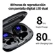 thumbnail image 5 of BMANI T60 Audífonos Ipx7 Carga Inalambrica Pantalla Digital Usar 80 Horas Carga Inalámbrican Movimiento Cómodo Negro, 5 of 8
