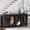 Dark Black, variant on Dog Crate Furniture for 2 Dogs, Akaber 71" Large Dog Kennel Furniture, Steel Frame Dog Crate
