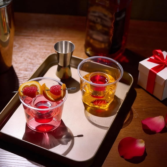 500 Disposable Bomber Cups Jager Bomb Shot Glasses plastic, Highly and Reusable Shot Cups,Perfect for Wedding, Thanksgiving, Halloween, Christmas Party