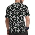 thumbnail image 2 of Wukai Daisies Flowers Print Men's Short-Sleeved Mesh T-Shirt,Quick-Dry Short Sleeve Workout T-Shirt-XX-Large, 2 of 8
