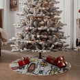 thumbnail image 4 of Sikiie Bright Insects Nativity Christmas Tree Skirt, Jesus Christian Winter Holiday Tree Mat Decoration(30-48IN), 4 of 6