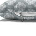 thumbnail image 4 of Damask Grey Pet Bed, Vintage Pattern with Repeating Floral Rococo Motif Print, Chew Resistant Pad for Dogs and Cats Cushion with Removable Cover, 24" x 39", Blue Grey and Pale Taupe, by Ambesonne, 4 of 4