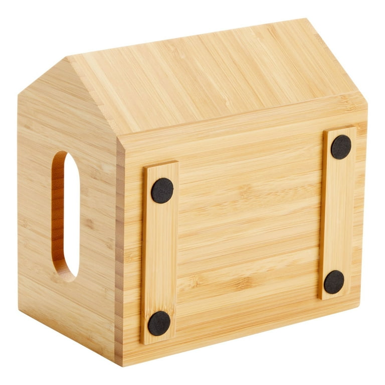 Stackable Bamboo Storage Bins  Pantry storage, Storage, Storage bins