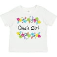 thumbnail image 3 of Inktastic Omas Girl- Bright Flowers Girls Toddler T-Shirt, 3 of 5