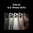 thumbnail image 2 of Funda MAGEASY para iPhone 16 Pro 6.3 con correa cruzada negra, 2 of 9