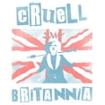 thumbnail image 2 of Men's Cruella Cruell Britannia  Graphic Tee White X Large, 2 of 5
