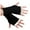 Black, variant on Dyfzdhu Women Casual Solid Knit Lace Mittens Fingerless Half Knitted Gloves Grey