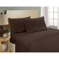 thumbnail image 1 of Home Sweet Home London 1800 Series - Microfiber Deep Pocket Full Bed Sheets Set (Brown), 1 of 2