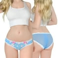thumbnail image 5 of Littleforbig Panties Set Bedtime Bunny Pattern Women Briefs 5 Pack x-small, 5 of 8