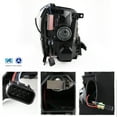 thumbnail image 3 of AKKON - For 2007-2014 Cadillac Escalade Xenon/HID Model Type Chrome Housing LED Daytime Running Light Tube Projector Headlight, 3 of 7