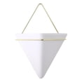 thumbnail image 1 of serony Triangle Wall Planter Geometric Wall Mounted Home Decoration Pot Flower White L, 1 of 6