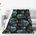 thumbnail image 6 of Truck Car Ultra Soft Cozy Flannel Blanket - Lightweight Warm Blankets - Pet Throw Blanket - for Adults Outdoor Travel, Indoor Bed Couch Sofa Room Decor All Seasons 40'''' x 50'''', 6 of 6