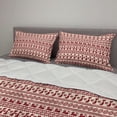thumbnail image 2 of Nordic Comforter & Sham Bedding Set, Cat Pattern Pixel Art Inspirations Feline Love Animal Themed Christmas Illustration, 3 pcs Duvet Set Microfiber Filling Quilt, 5 Sizes, Beige Ruby, by Ambesonne, 2 of 4