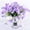 Purple, variant on MAMOWEAR Artificial Daffodils Flowers, Fake Greenery UV Resistant Faux Silk Flowers for Wedding Bridle Bouquet Outdoor Home Garden Kitchen Office Table Vase Décor