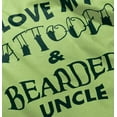 thumbnail image 5 of Love My Tattooed And Bearded Uncle Toddler Boy Girl T Shirt Infant Toddler Brisco Brands 12M, 5 of 6