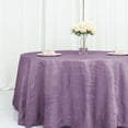 thumbnail image 6 of Efavormart 120" Violet Accordion Crinkle Taffeta Rectangular Table Cover - Perfect for Wedding Ceremonies, Party Dacorations, Upscale Occasions, Birthday Celebrations, and Any Special Event, 6 of 11