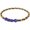Purple/Gold, variant on Phiten Tornado Titanium Necklace (Purple/Gold, 18 Inch)
