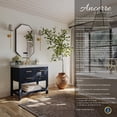 thumbnail image 4 of Ancerre Designs Elizabeth 36" Wood Bathroom Vanity Set in Heritage Blue, 4 of 9