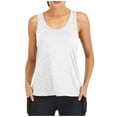 thumbnail image 2 of Fesfesfes Ladies T Shirts Women Sports Yoga Blouse Wide Back Muscle Racerback Tank Fitness Tops Short Sleeve Tops for Women XL(US:10), 2 of 7