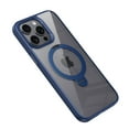 thumbnail image 5 of Allytechgroup Magnetic Back Case for Apple iPhone 13 Pro, 360 Rotating Kickstand Compatible with Magsafe Clear Back Cover Rugged Shockproof Not-Yellowing Case, Blue, 5 of 5