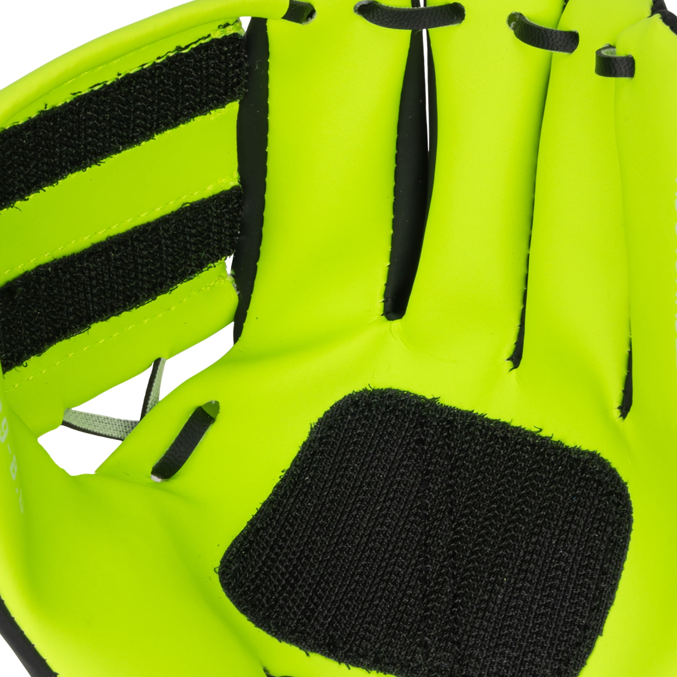 Franklin Sports Kids Toy Baseball Glove + Ball Set - Stiktek Baseball + Teeball Glove for Boys + Girls - Self-Stick Mitt + Ball Included - Youth Toy for Ages 3+ - 8" Inch - Black + Yellow