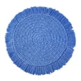 2Pcs Hand-Woven Round Placemat, Non-Slip Table Mat, Heat-Insulating ...