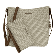 MICHAEL KORS JET SET TRAVEL LARGE SHOULDER MESSENGER CROSSBODY BAG + MICHAEL KORS JET SET MULTIFUNCTION PHONE WALLET