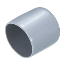 15Pcs Rubber End Caps 22mm(7/8") Vinyl Round End Cap Cover Screw Thread Protectors Grey