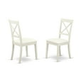 thumbnail image 2 of Modern and Stylish AVBO5-LWH-LC-VV 5 Pc Kitchen Table Set with Dining Table and Four Faux Leather Seat Chairs in Linen White Finish, 2 of 2