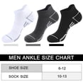 thumbnail image 5 of DIFFYBOX 10 Pairs Mens Ankle Socks Cushioned, Moisture Wicking Sports Breathable Casual Athletic Socks for Men 10-13, 5 of 5