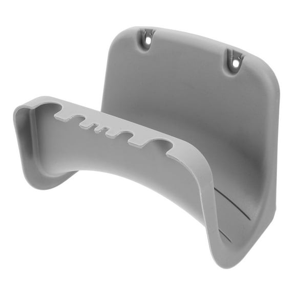 Grey Wall-Mounted Hose Holder Reel for Garden, Pond, and Watering Can Storage, Outdoor Hose Hanger
