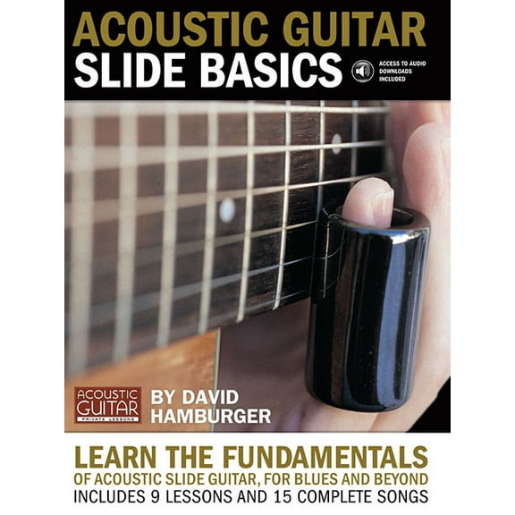 Acoustic Guitar Slide Basics Book/Online Audio, (Paperback)