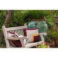 thumbnail image 3 of 18" x 18" Simply Daisy Bold Blocks Indoor/Outdoor Pillow, Maroon Red Qty 1, 3 of 6