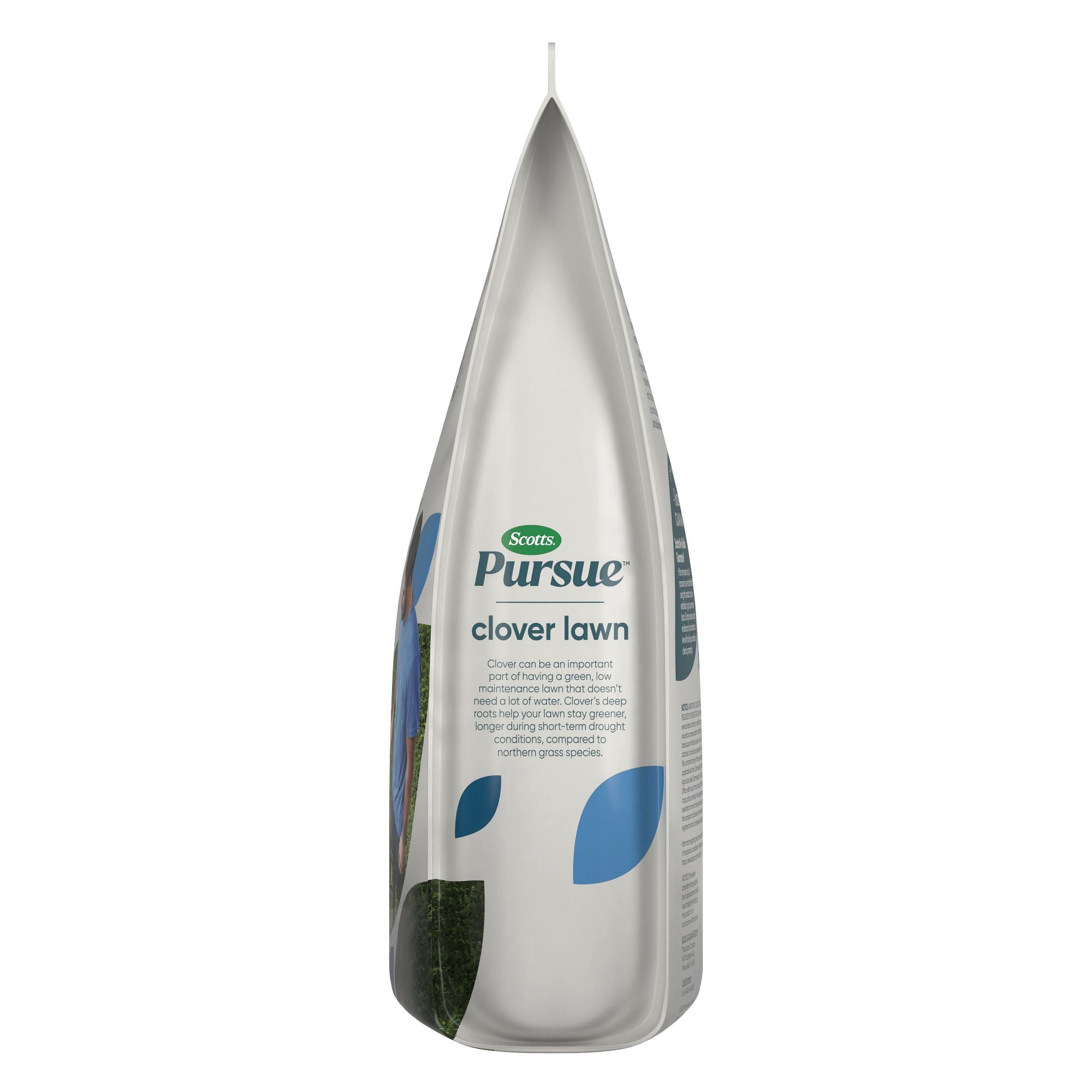 Scotts Grass Pursue Clover Lawn, 2 lb, low-maintenance lawn