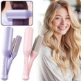 thumbnail image 2 of 32mm French Wave Curling Iron, V-shaped Wave French Egg Roll Hair Curling Iron, 2 of 5