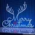 thumbnail image 3 of Glowneon Merry Christmas Neon Sign, Christmas Reindeer Led Light, Noel Gifts, Christmas Decor, 3 of 4