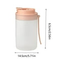 thumbnail image 3 of Portable Breakfast Cup 16oz with Measuring Marks, Microwave-Safe Container for Campus & Outdoor Meals, 3 of 5