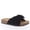 Black, variant on Women’s Bow Slide Sandals Slip On Summer Sandals Cork Midsole, Lightweight Non-Slip Casual Walking Sandals