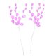 thumbnail image 3 of Ramo de flores artificiales qimpservices de 50 piezas con cuentas acrílicas de cristal de 15 cm Púrpura, 3 of 8