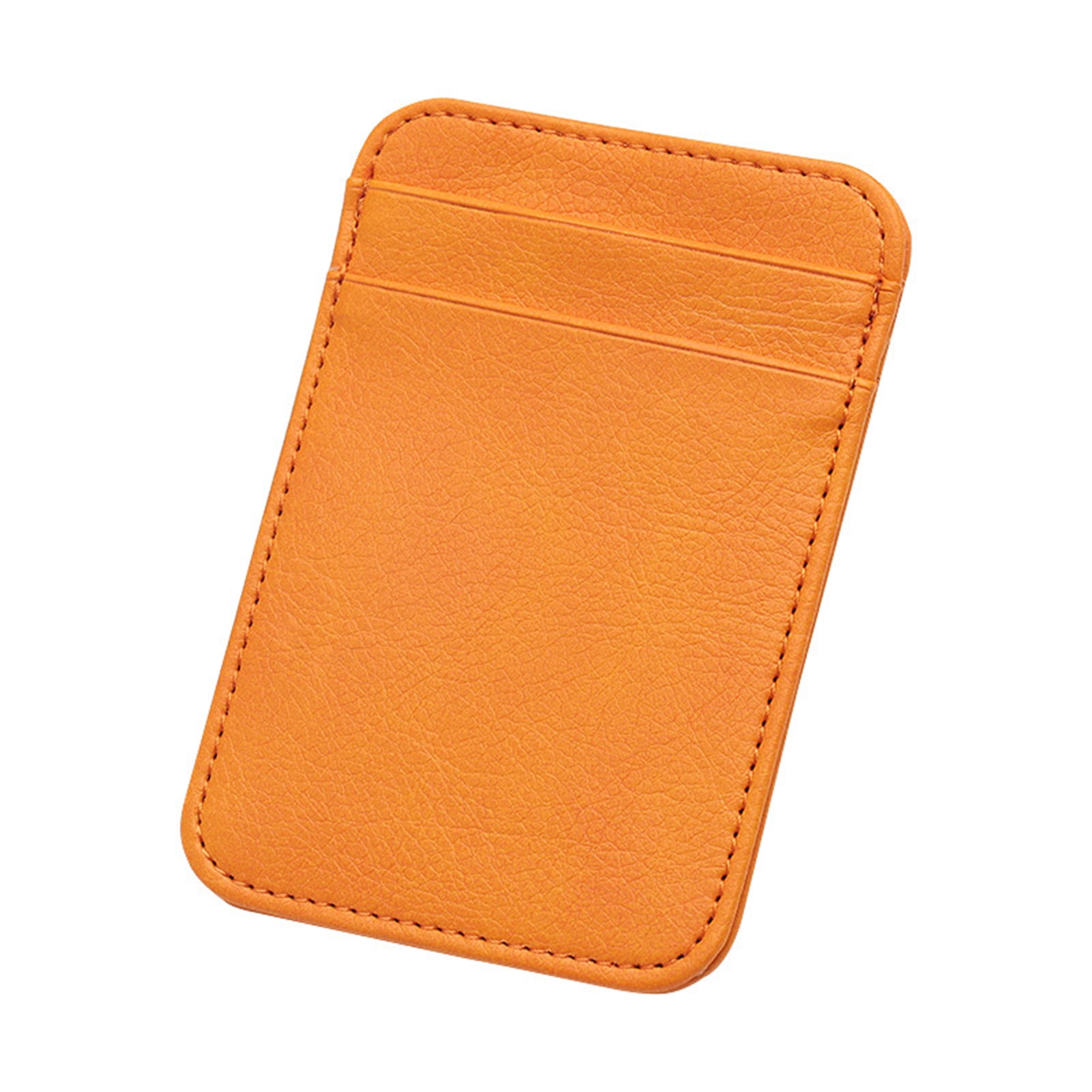 FeiraDeVaidade Casual Mini Coin Purse Key Ring Zipper PU Wallet ID card