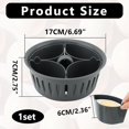 thumbnail image 2 of Cuiseur à œufs 2 en 1 - Support à œufs - Pocheuse - Accessoires Thermomix - Cuiseur à œufs - Accessoires pour robot culinaire pour 4 œufs pochés et 6 œufs durs - Sans BPA, 2 of 5