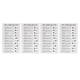 thumbnail image 1 of M Buder 4 Piezas Tablero de Lista de Verificación RV CHECKLIST Viaje y Campamento Portátil Gráfico de Tareas Desmontable, 1 of 9