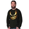 thumbnail image 4 of Halloween Evil Pumpkin Costume Long Sleeve TShirt Men Women Brisco Brands L, 4 of 6