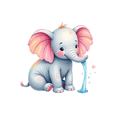 thumbnail image 3 of cartoon Elephant theme Stickers, Waterproof Elephant theme Sticker for Water Bottle Laptop Phone Cases Planner Skateboard Luggage Helmet Party Favor Decor, Ideal for Adults Teens Teacher Rewards, 3 of 9