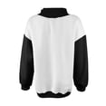 thumbnail image 6 of Women's Color Block Mock Neck Sweatshirt with Raglan Sleeves and Ribbed Cuffs Casual Top, M-2XL, 6 of 8