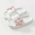 thumbnail image 1 of Baby Girls Cute Flower Lightweight Non-Slip Open Toe Slides For Newborn Infant Toddlers, Summer, 1 of 5