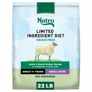 NUTRO Limited Ingredient Lamb & Sweet Potato Dog Food, 22 Lb