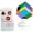 Multicolor, variant on ZhuoChiMall CMY Color Cube, 1.6 inch (40mm) Acrylic Prism for Home or Office Desktop Decoration, Science Learning Toys Educational Gifts for Kids